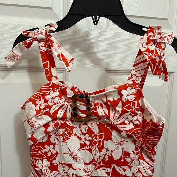 Girls Tropical Romper - Picture 2 of 7
